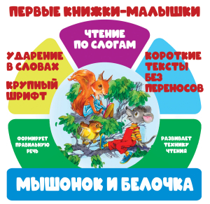 МЫШОНОК И БЕЛОЧКА обложка